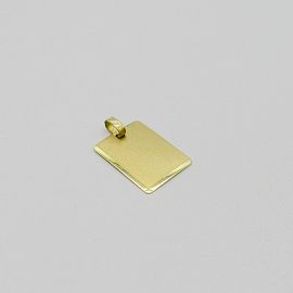 MEDALLA 15x19MM /O.AMARILLO